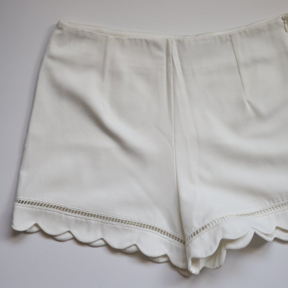 White Shorts high waist